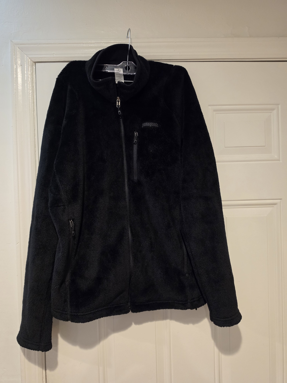 Patagonia Black Lightweight Full-Zip Fleece Jacket